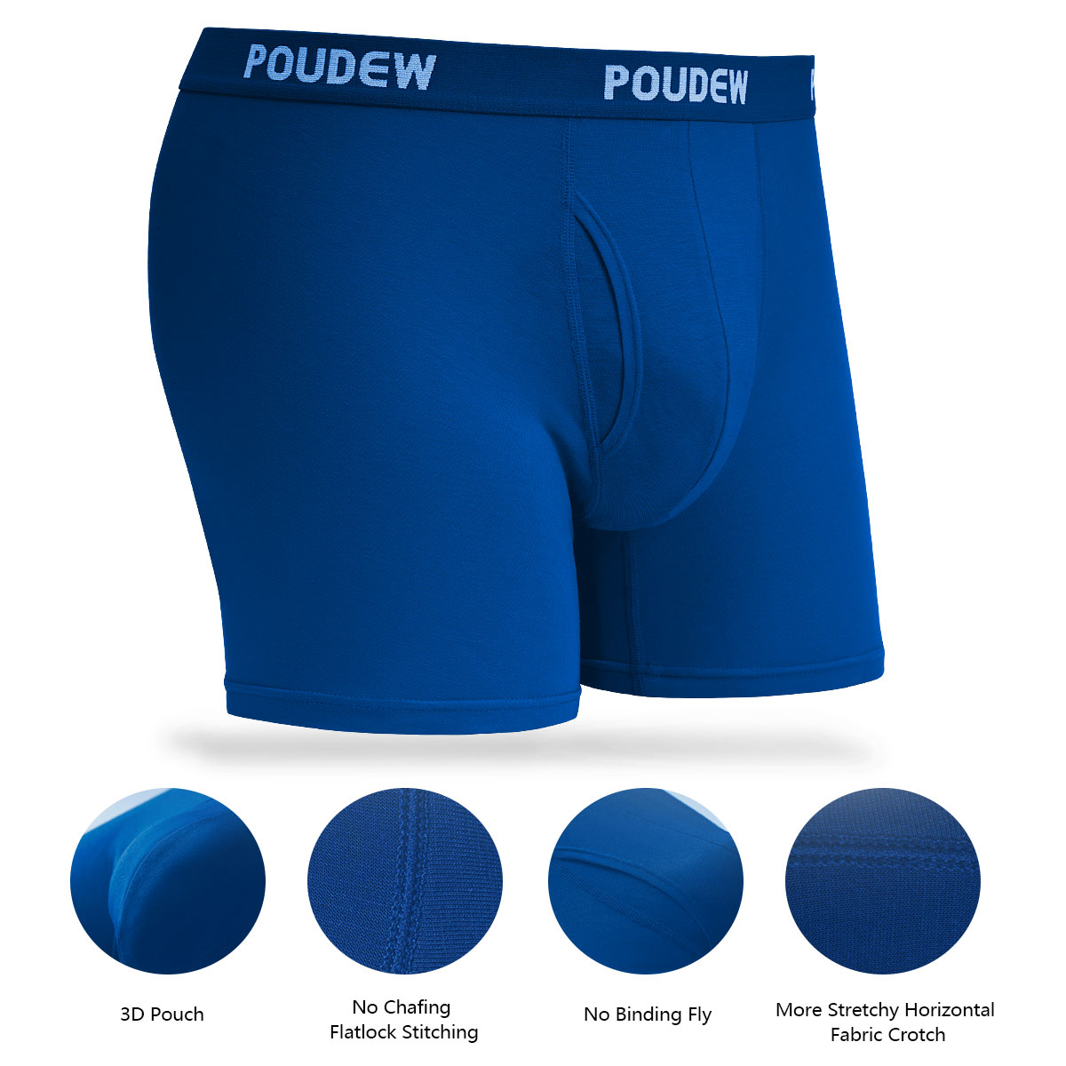 Boxer Briefs with Fly-Collect-POUDEW